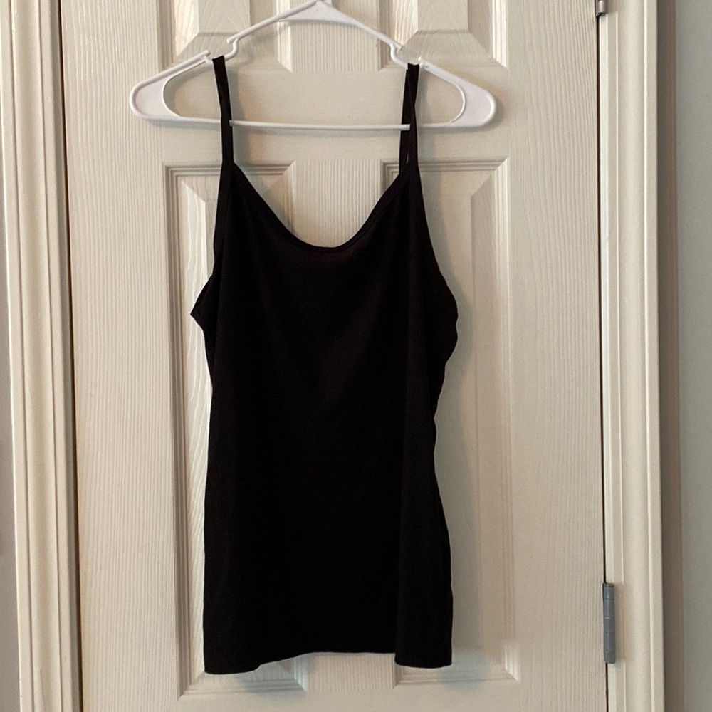 NoBo Black Ribbed Cami